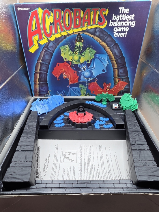 Pressman Other - 🦇 Complete 🦇Vintage Acrobats Battiest Balancing Game Pressman 1989
